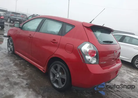 2010 Pontiac Vibe Gt из США, поврежденный, VIN 5Y2SR6E06AZ409112